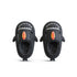 Sharkicks Basic - Hiver, Chaussons Requins Kaiju de Feu, Talon Ouvert